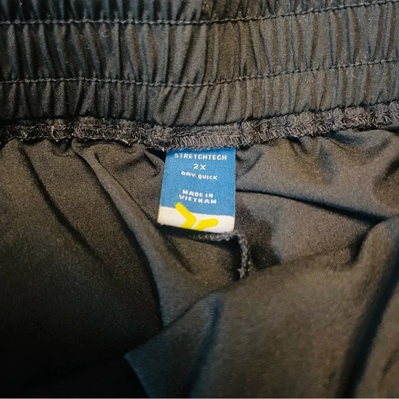 Old Navy Plus Size Stretch Tech Black Cargo Joggers Athletic Pants Size 2X - Picture 11 of 12